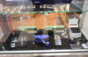 Retail display of vaping products in a shop in Westfield Shopping Centre, Chatswood, Sydney, in 2014